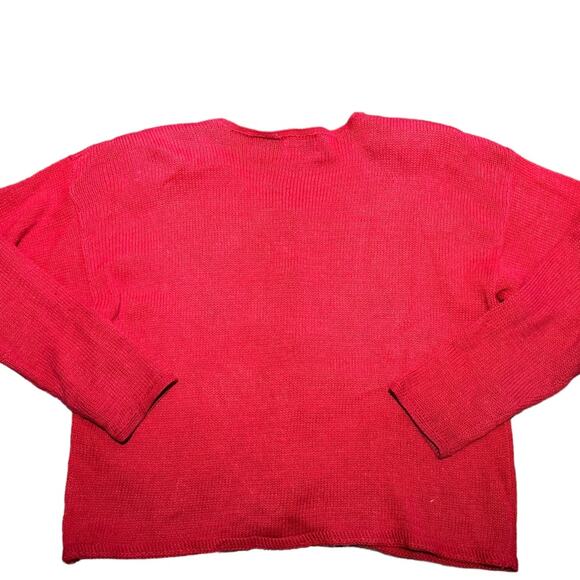 Nutcracker Womens Medium Cotton Ramie Blend Button Up Christmas Sweater - Picture 7 of 8